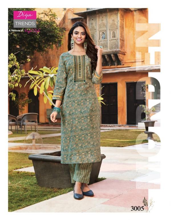 Goldy Vol 3 By Diya Trends Fancy Kurti With Bottom Collection